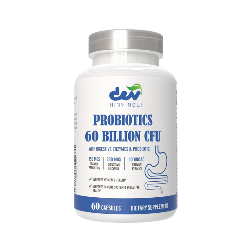 Probiotic 60 Billion - 프리바이오틱스와 효소가 함유된 600억 콜로니 유닛의