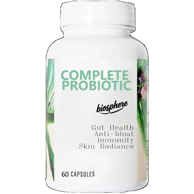 Probiotic 60 Billion - 소화, 복부팽만, 면역체계 및 건강 지원을