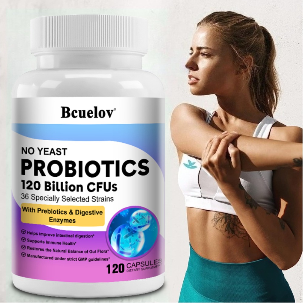 Probiotic 60 Billion - 유기농 효소 프로바이오틱 캡슐 120억 CFU