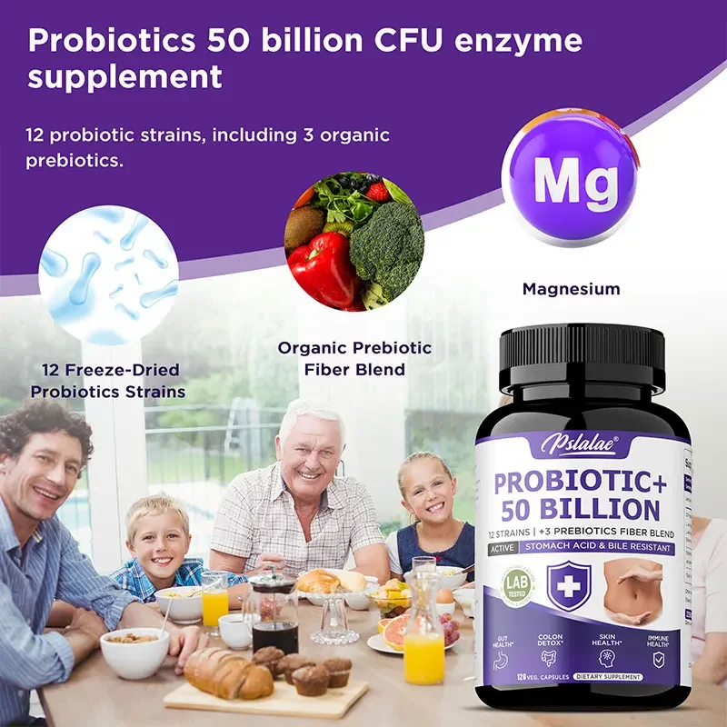 프로바이오틱스 500억 - 장과 소화기 건강을 촉진하고 - Probiotic 60 Billion 리뷰 및 가격