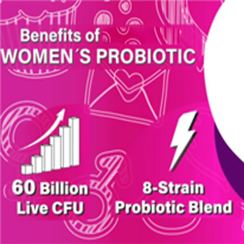 여성용 프로바이오틱스, pH 균형 조절, 소화 건강 증 - Probiotic 60 Billion 리뷰 및 가격