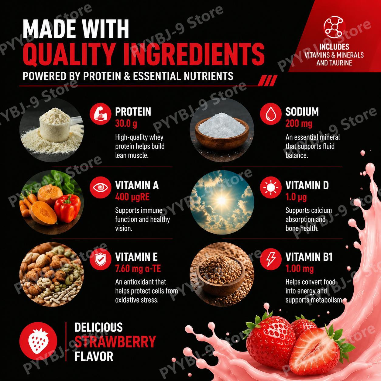 NurtureNova 유청 단백질 파우더 딸기맛 근육  - Nutrition Sports Fitness 리뷰 및 가격