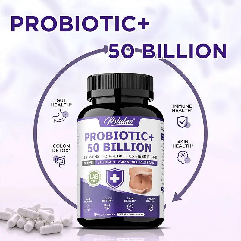 프로바이오틱 50억 - 에너지 보충, 장내 세균총 균형 - Probiotic 60 Billion 리뷰 및 가격