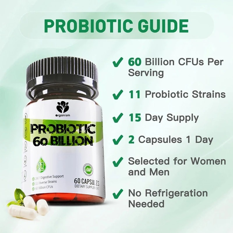 60억 단위의 프로바이오틱스, 11가지 종류의 프로바이 - Probiotic 60 Billion 리뷰 및 가격