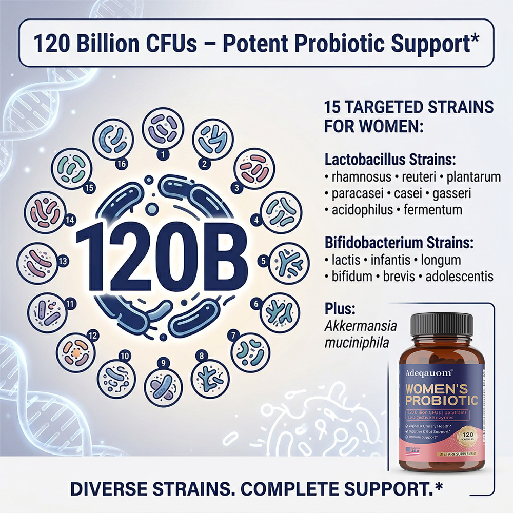 여성용 프로바이오틱 캡슐 120억 CFU, 프리바이오틱 - Probiotic 60 Billion 리뷰 및 가격
