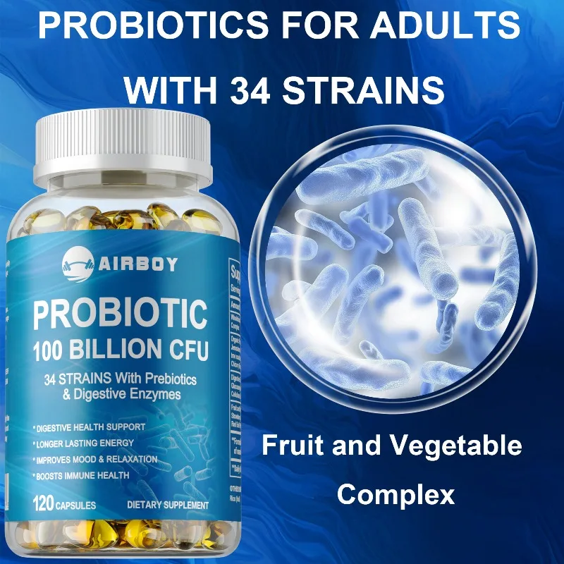 프로바이오틱스 1000억 CFU - 장내 세균 균형,  - Probiotic 60 Billion 리뷰 및 가격