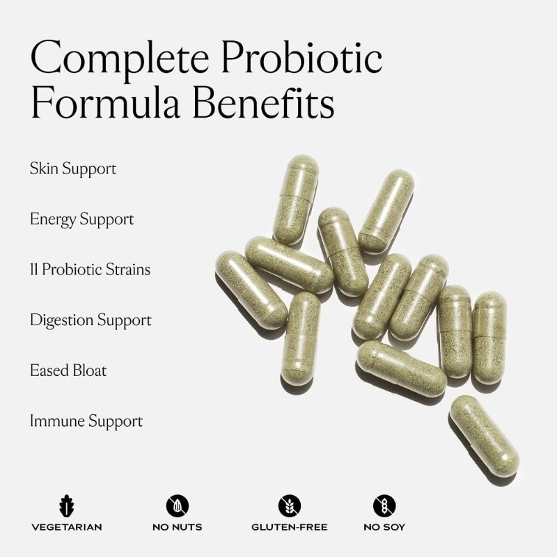 소화, 복부팽만, 면역체계 및 건강 지원을 위한 30억 - Probiotic 60 Billion 리뷰 및 가격