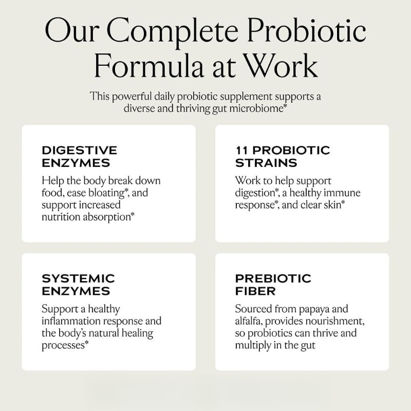 소화, 복부팽만, 면역체계 및 건강 지원을 위한 30억 - Probiotic 60 Billion 리뷰 및 가격