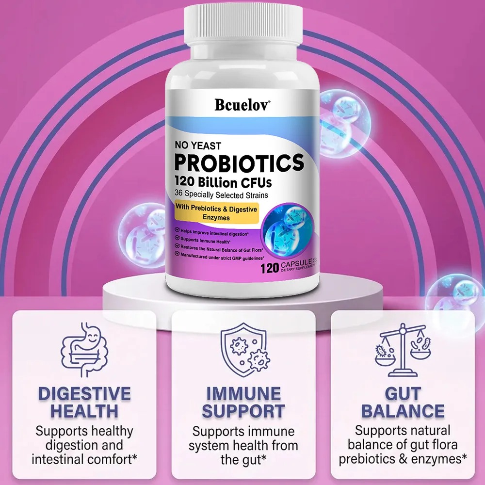 유기농 효소 프로바이오틱 캡슐 120억 CFU 프로바이 - Probiotic 60 Billion 리뷰 및 가격